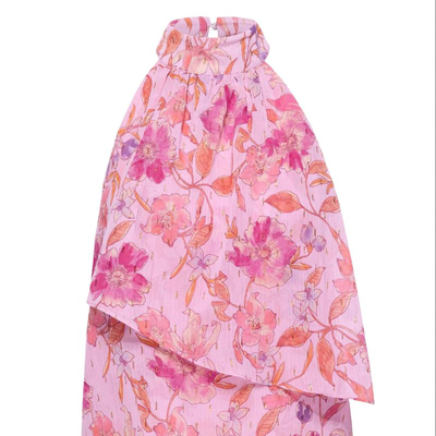 Shop Misa Anka Sleeveless Top In Pink