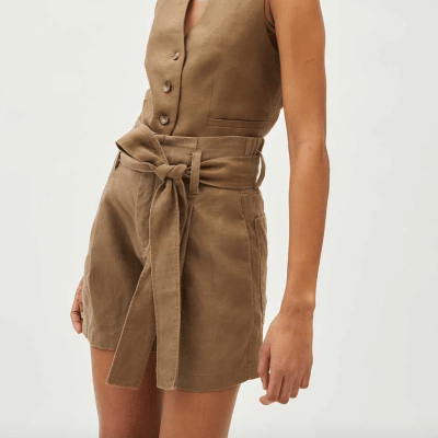 Shop Maria Cher Maupi Shorts In Brown