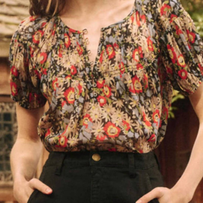 Shop The Great The Florist Top In Black