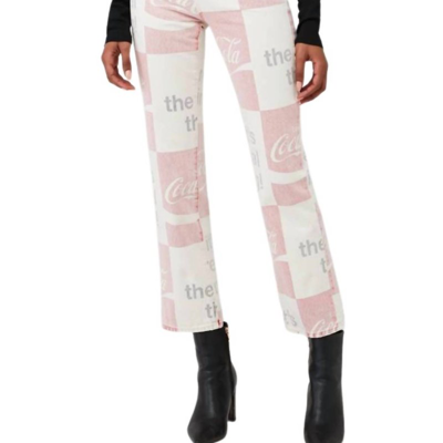 Shop Rolla's Original Straight Jeans In Pink