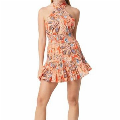 Shop Misa Tula Dress In Orange
