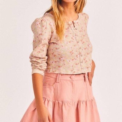 Shop Loveshackfancy Dock Mini Skirt In Pink