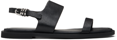 Shop Rag & Bone Black Geo Sandals In Blk