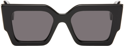 Shop Off-white Black Catalina Sunglasses In Black Dark Grey