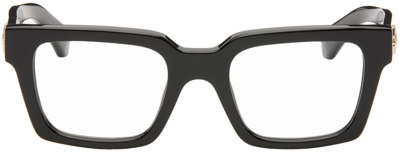 Shop Off-white Black Style 72 Glasses In Black Blue Block