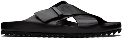 Shop Officine Creative Black Agorà 003 Sandals In Nero