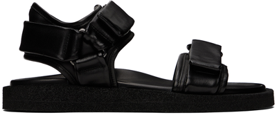 Shop Officine Creative Black Inner 005 Sandals In Nero