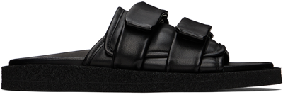 Shop Officine Creative Black Inner 006 Sandals In Nero