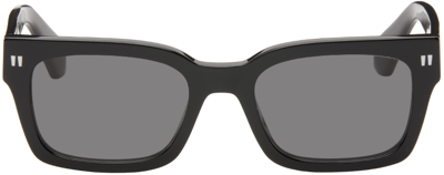 Shop Off-white Black Midland Sunglasses In Black Dark Grey