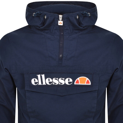 Shop Ellesse Mont Oh Pullover Jacket Navy