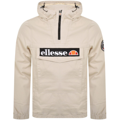 Shop Ellesse Mont Oh Pullover Jacket Beige