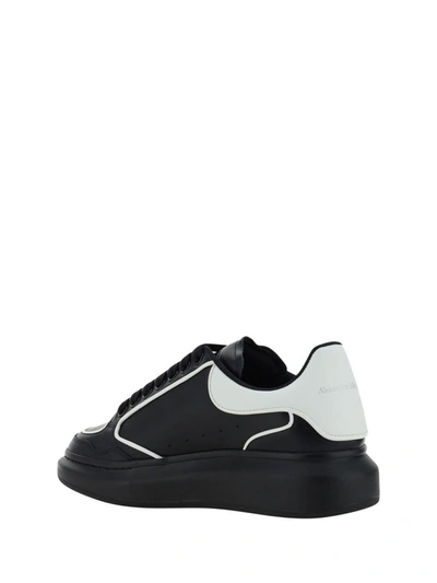 Shop Alexander Mcqueen Sneakers In Black/white/white