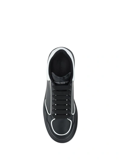 Shop Alexander Mcqueen Sneakers In Black/white/white