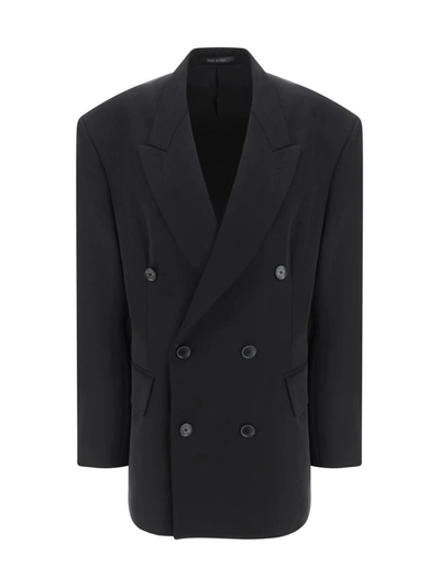 Shop Balenciaga Blazers & Vests In Black