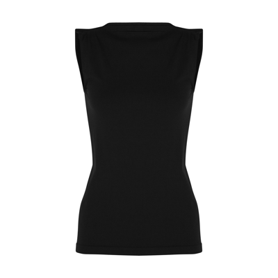 Shop Wolford Aurora Jersey Top In Black