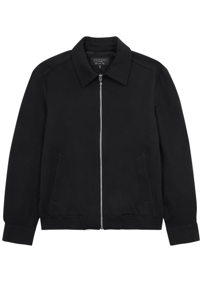 Shop Rag & Bone Irving Stretch-twill Jacket In Black
