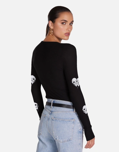 Lauren Moshi X Mckinley X Skull Heart In Black
