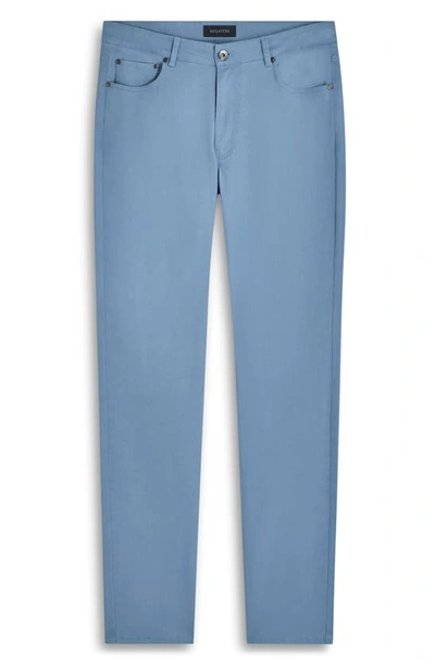 Shop Bugatchi Preston Straight Leg Five Pocket Pants In Air Blue