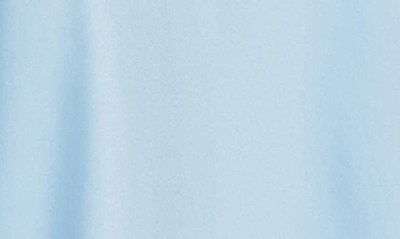 Shop Mac Duggal Crystal Detail One-shoulder Satin Gown In Powder Blue