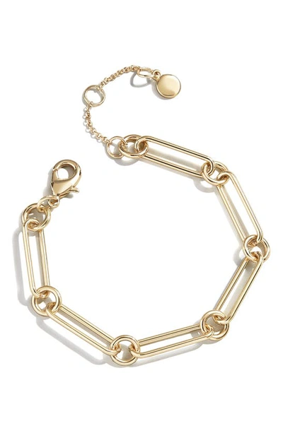 Shop Baublebar Paperclip Chain Bracelet In Gold