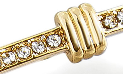 Shop Baublebar Set Of 2 Pavé Cuff Bracelets In Gold