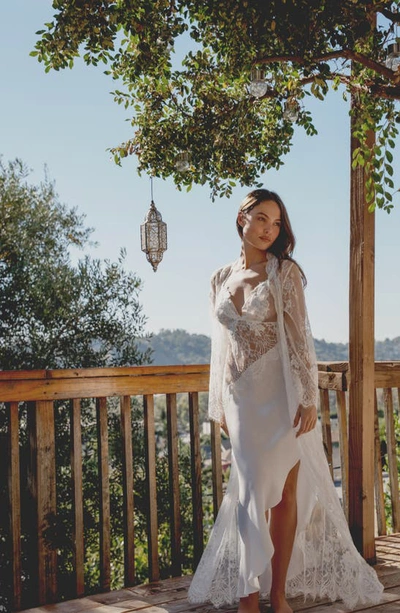 In Bloom By Jonquil Marry Me Lace Robe In Ivory