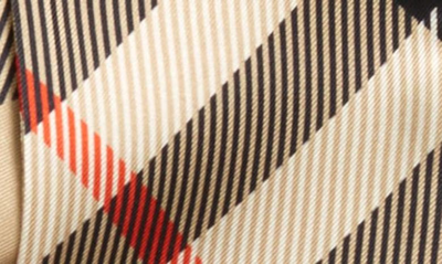 Burberry Long Lightweight Checked Silk Scarf In Sand