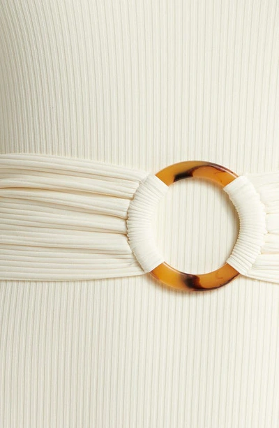 Montce Kim One-piece Swimsuit In Cream Rib
