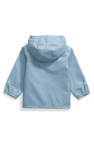 The North Face Antora Waterproof Recycled Polyester Rain Jacket In Steel Blue