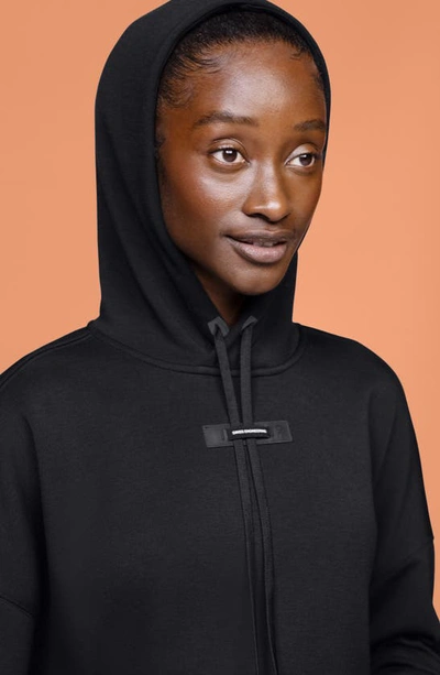 On Recycled Polyester Blend Hoodie In Black