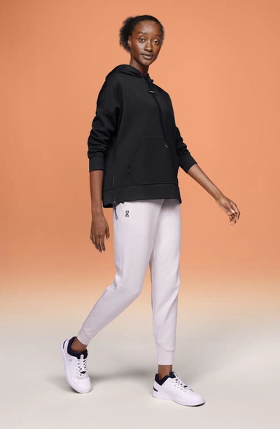 On Recycled Polyester Blend Hoodie In Black