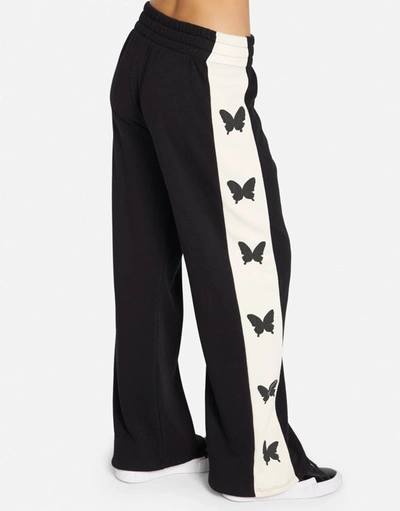 Shop Lauren Moshi Tawny Butterfies In Black/bone