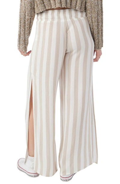 Shop O'neill Pati Stripe Pants In Winter White