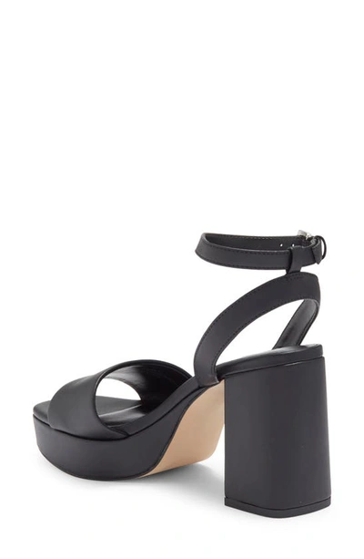 Shop Nordstrom Rack Ansel Platform Ankle Strap Sandal In Black
