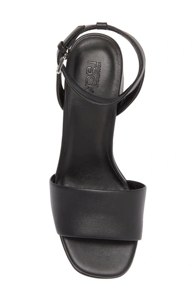 Shop Nordstrom Rack Ansel Platform Ankle Strap Sandal In Black