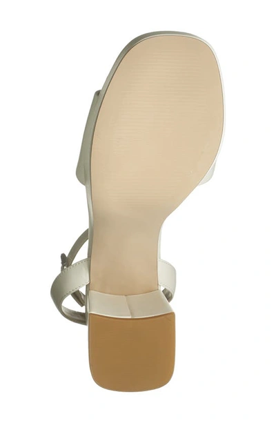 Shop Nordstrom Rack Ansel Platform Ankle Strap Sandal In Ivory Pristine