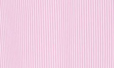 Shop Freshman Pinstripe Long Sleeve Button-up Shirt In Pink Stripe