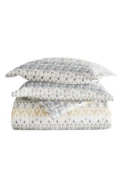 Shop Ienjoy Home Geo Print 3-piece Comforter Set In Gray