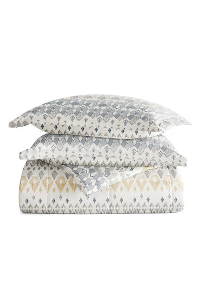 Ienjoy Home Geo Print 3-piece Comforter Set In Gray