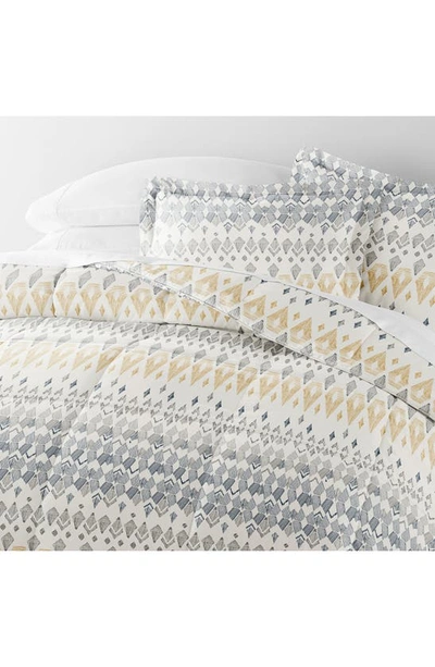 Ienjoy Home Geo Print 3-piece Comforter Set In Gray