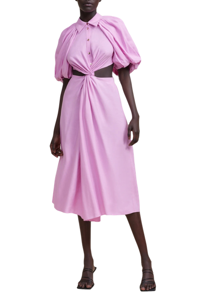Shop Acler Southwest Dress In Pink