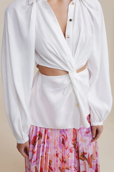 Shop Acler Kinsale Blouse In White