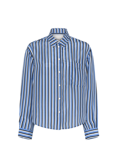 Shop Herskind River Shirt In Blue