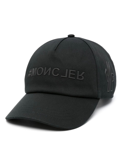 Shop Moncler Baseball Cap In Black