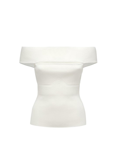 Shop Federica Tosi Top  In White