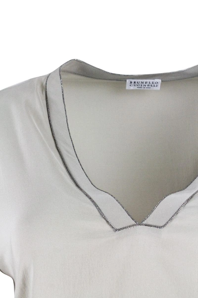 Shop Brunello Cucinelli T-shirts And Polos In Rope