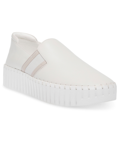 Shop Anne Klein Women's Riseup Platform Slip On Sneakers In White