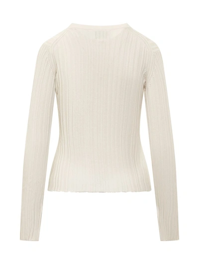 Shop Loulou Studio Top In Rice Ivory