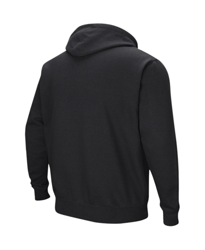 Colosseum Black Mississippi State Bulldogs Sunrise Pullover Hoodie In Black