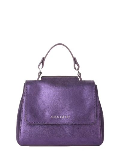 Shop Orciani Bags In Ultraviolet